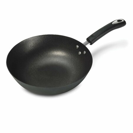 Starfrit Light Nonstick Cast Iron Wok with Bakelite Handle 10-In. 030072-004-0000